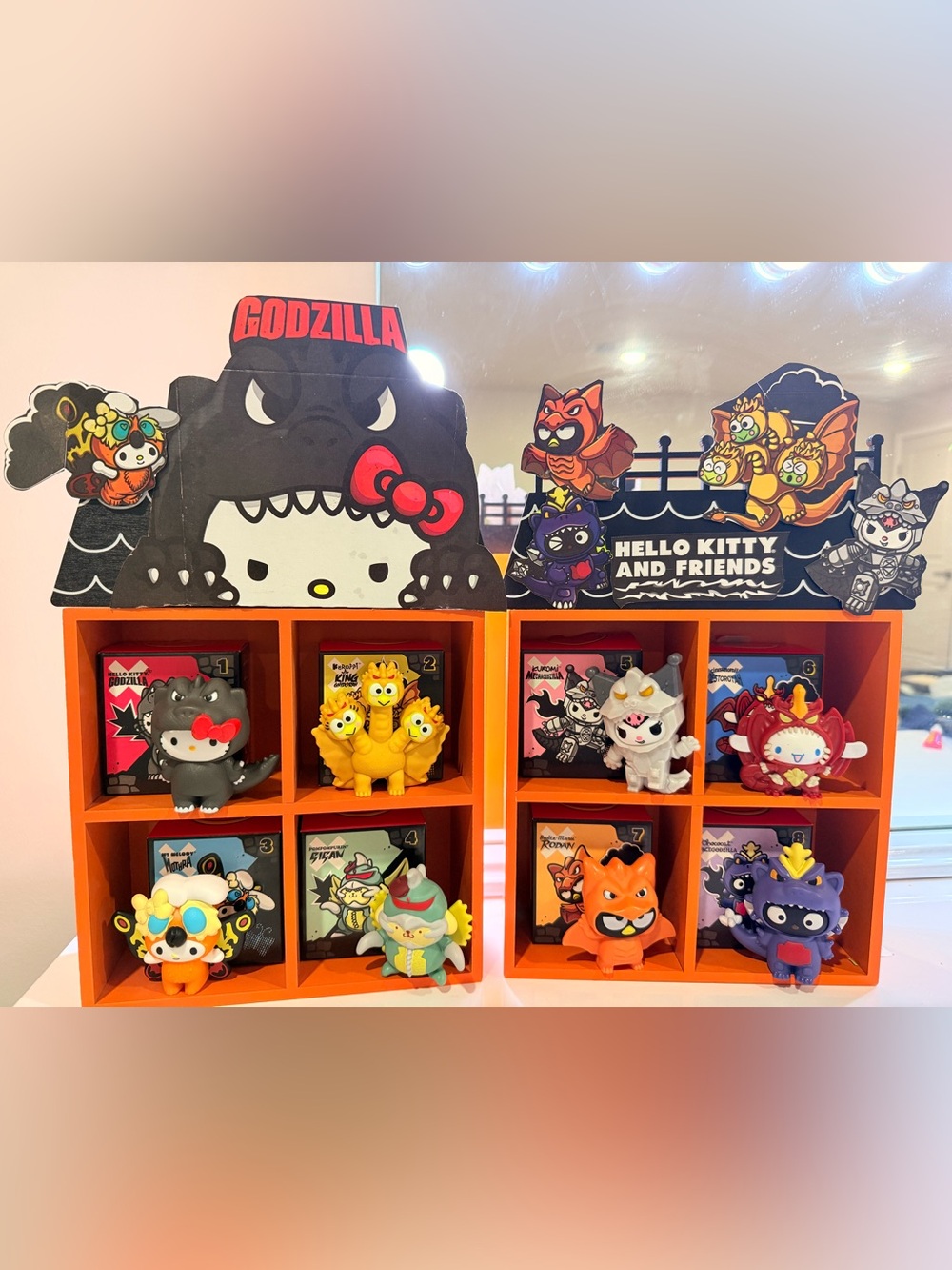 Hello Kitty X Godzilla Mcdonald’s Collab (Full Set of 8) - Picture 6 of 6